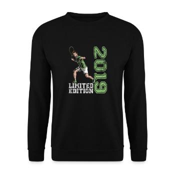 Limited Edition 2019 Limited Edition Tennis - Unisex Pullover - Schwarz - Vorne - Alina (178cm) & Michal (187cm)