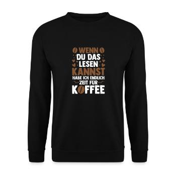 Mom Mother's Day Mom - Unisex Sweatshirt - black - Front - Alina (178cm) & Michal (187cm)