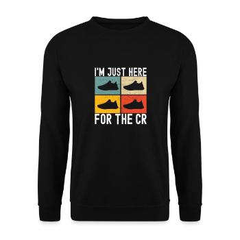 XC Running Lauf Läufer Cross Country - Unisex Pullover - Schwarz - Vorne - Alina (178cm) & Michal (187cm)