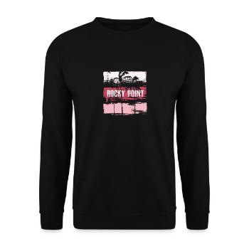 Rocky Point Mexico Puerto Penasco Vacation - Unisex Sweatshirt - black - Front - Alina (178cm) & Michal (187cm)