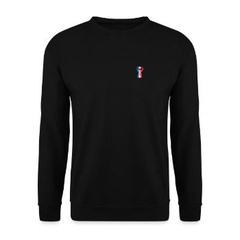 France patriote - Sweat-shirt Unisexe - noir - Devant - Alina (178cm) & Michal (187cm)