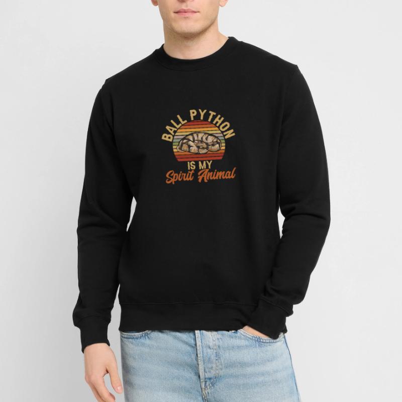 Ball Python Schlange Königspython Unisex Pullover