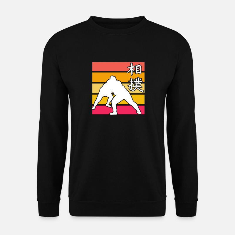 Sumo Rétro - Sweat-shirt Unisexe - noir