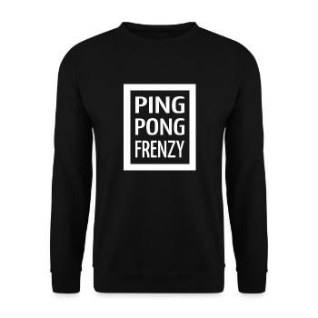 professional table tennis velocity training - Unisex Pullover - Schwarz - Vorne - Alina (178cm) & Michal (187cm)