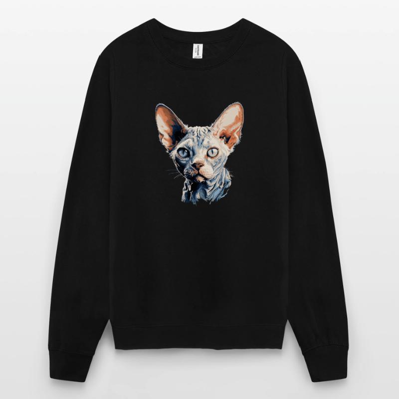 Devon Rex Kätzchen Devon Rex Katze Unisex Pullover