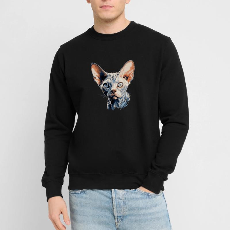 Chaton Devon Rex Chat Devon Rex Sweat-shirt Unisexe