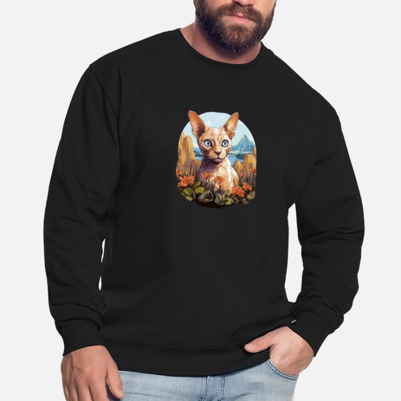 Chaton Devon Rex Chat Devon Rex Sweat-shirt Unisexe
