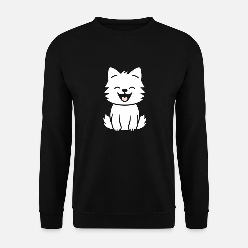 wolf - Unisex Sweatshirt - black