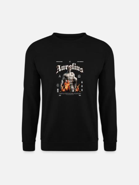 Marcus Aurelius stoisk streetwear - Unisex sweater - sort