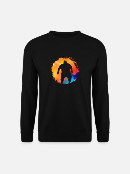 Sumo retro - Unisex Pullover - Schwarz