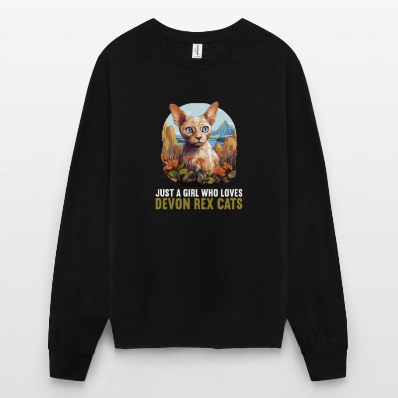 Chaton Devon Rex Chat Devon Rex Sweat-shirt Unisexe