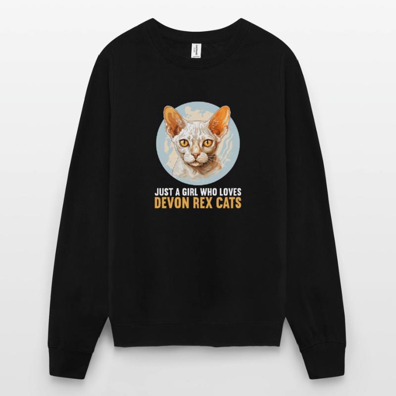 Devon Rex Kätzchen Devon Rex Katze Unisex Pullover