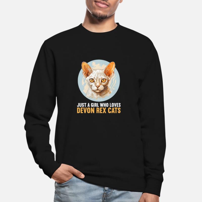 Devon Rex Kätzchen Devon Rex Katze Unisex Pullover