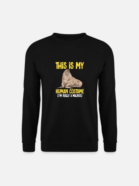 Walrus - Unisex Sweatshirt - black