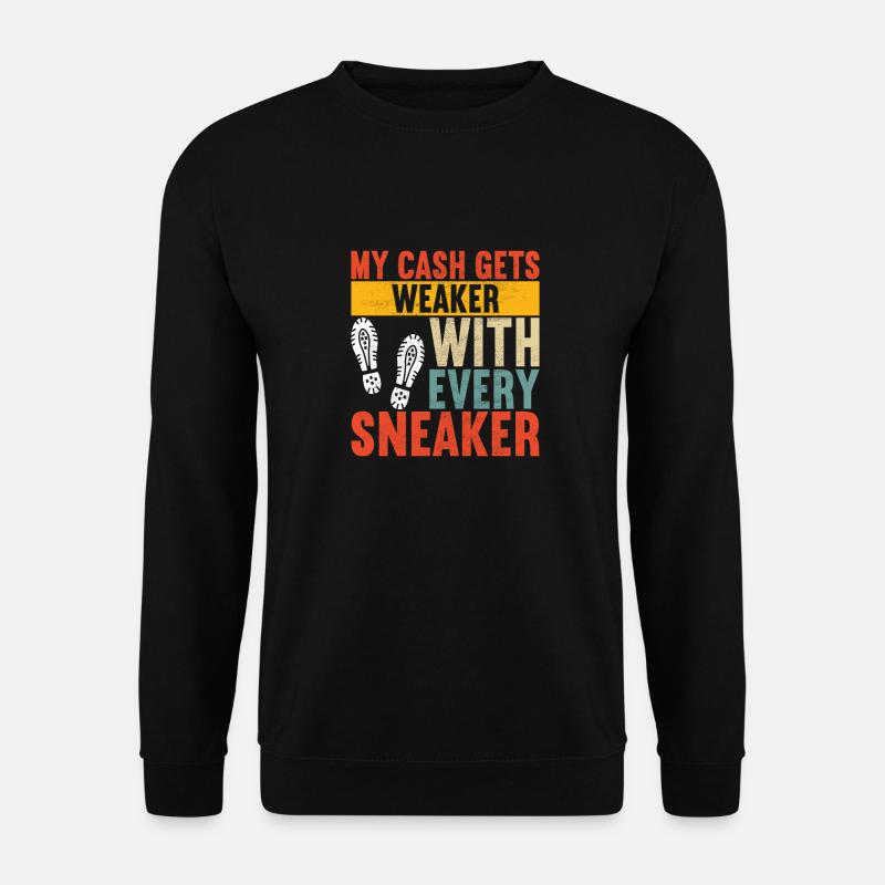 Sneakerhead Collectionneur de baskets - Sweat-shirt Unisexe - noir