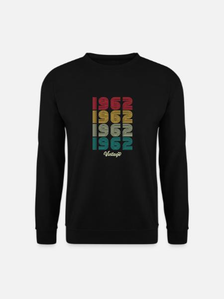 62 Jahre alter Jahrgang 1962 Limitierte Auflage 62. - Unisex Pullover - Schwarz