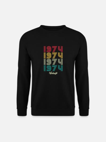 50 Years Old Vintage 1974 Limited Edition 50th - Unisex Sweatshirt - black