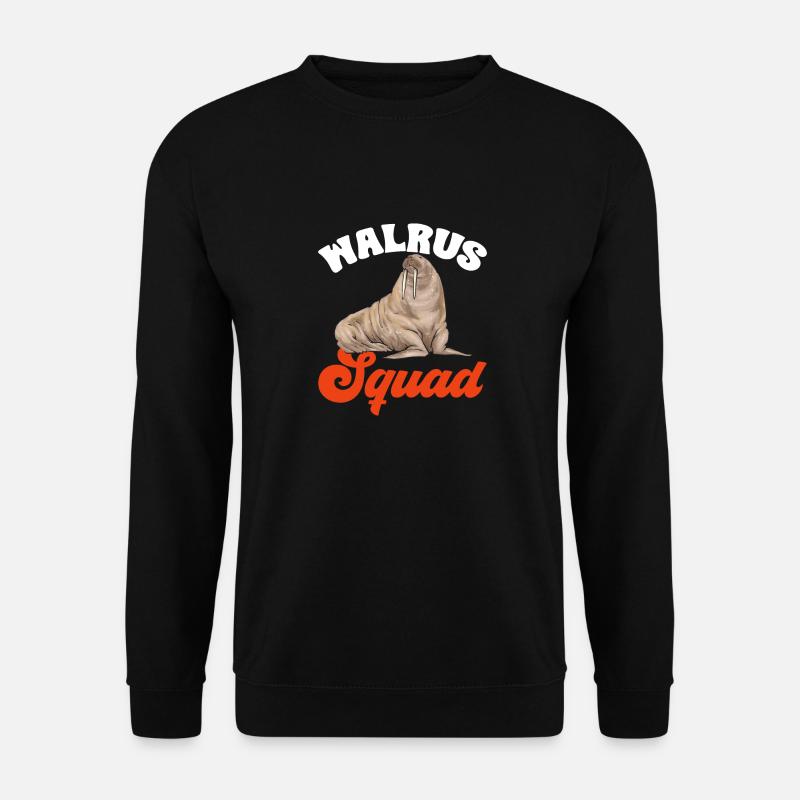 Walross - Unisex Pullover - Schwarz
