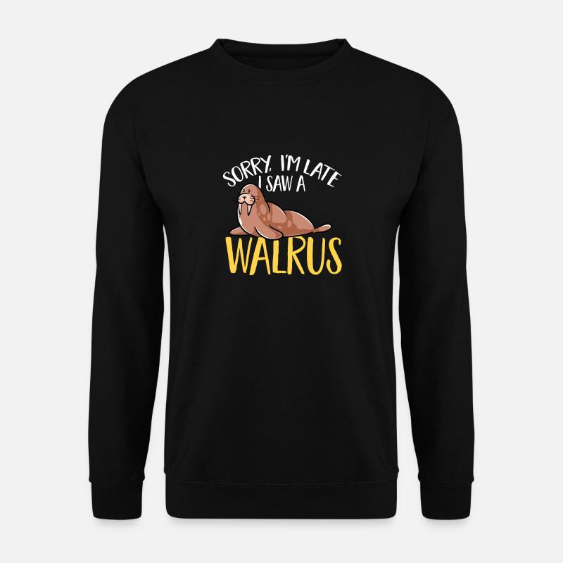 Walrus - Unisex Sweatshirt - black