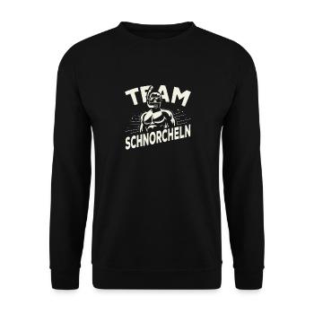 Schnorcheln Schnorchler Taucher Tauchen Schnorchel - Unisex Pullover - Schwarz - Vorne - Alina (178cm) & Michal (187cm)
