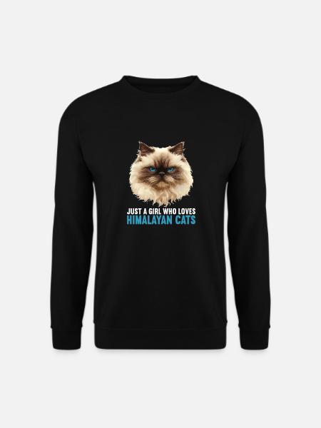 Himalayan Cat Colourpoint Katze - Unisex Sweatshirt - black