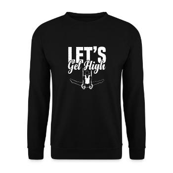 Ring Gymnastics 5 - Unisex Sweatshirt - black - Front - Alina (178cm) & Michal (187cm)