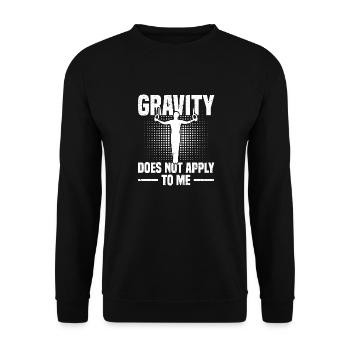 Ring Gymnastics 6 - Unisex Sweatshirt - black - Front - Alina (178cm) & Michal (187cm)