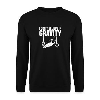 Ring Gymnastics 7 - Unisex Sweatshirt - black - Front - Alina (178cm) & Michal (187cm)