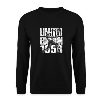Édition limitée 1953 Édition limitée Cricket - Sweat-shirt Unisexe - noir - Devant - Alina (178cm) & Michal (187cm)