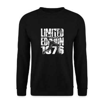 Édition limitée 1976 Édition limitée Cricket - Sweat-shirt Unisexe - noir - Devant - Alina (178cm) & Michal (187cm)