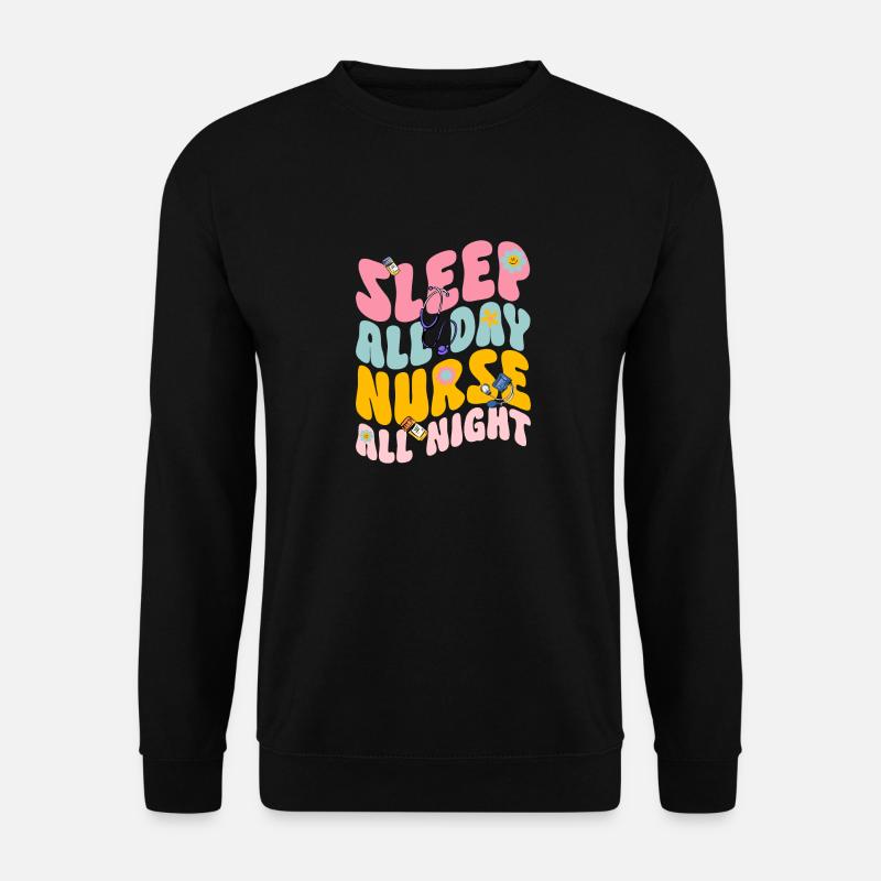 Night Shift Nurse - Unisex Sweatshirt - black