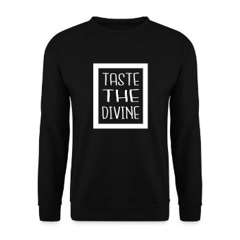 Foodie Bliss Saveurs culinaires Saveurs riches et amusantes - Sweat-shirt Unisexe - noir - Devant - Alina (178cm) & Michal (187cm)