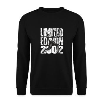 Édition limitée 2002 Édition limitée Cricket - Sweat-shirt Unisexe - noir - Devant - Alina (178cm) & Michal (187cm)