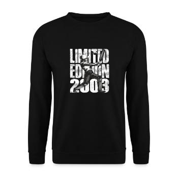 Édition limitée 2003 Édition limitée Cricket - Sweat-shirt Unisexe - noir - Devant - Alina (178cm) & Michal (187cm)