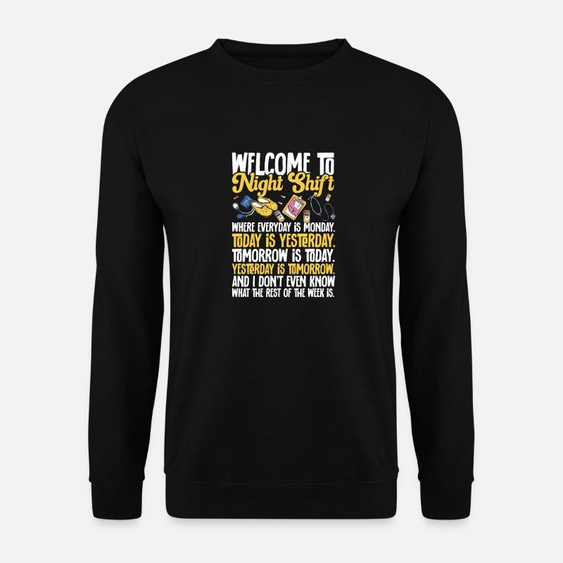 Night Shift Nurse - Unisex Sweatshirt - black