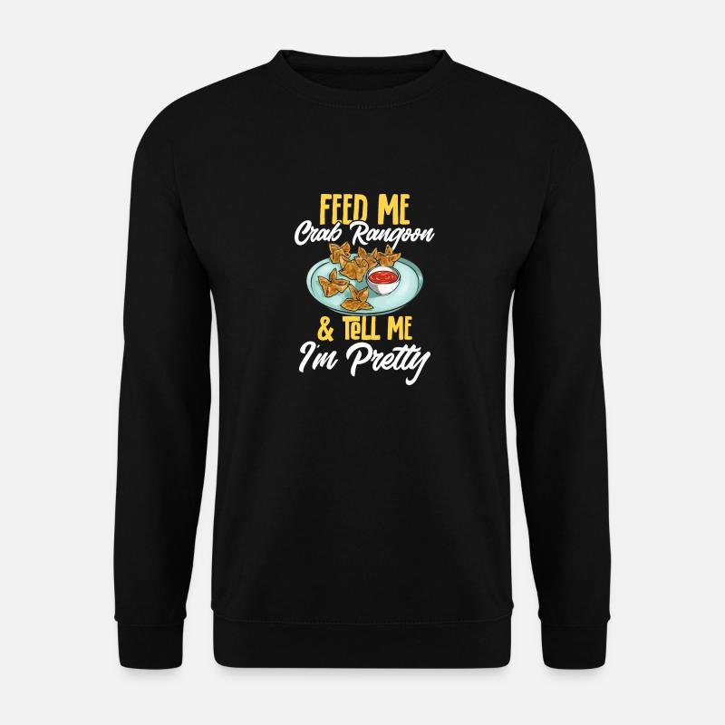 Krabben Rangoon Crab Rangoon - Unisex Pullover - Schwarz