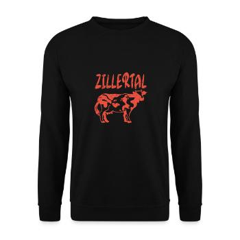 Zillertal - Sweat-shirt Unisexe - noir - Devant - Alina (178cm) & Michal (187cm)