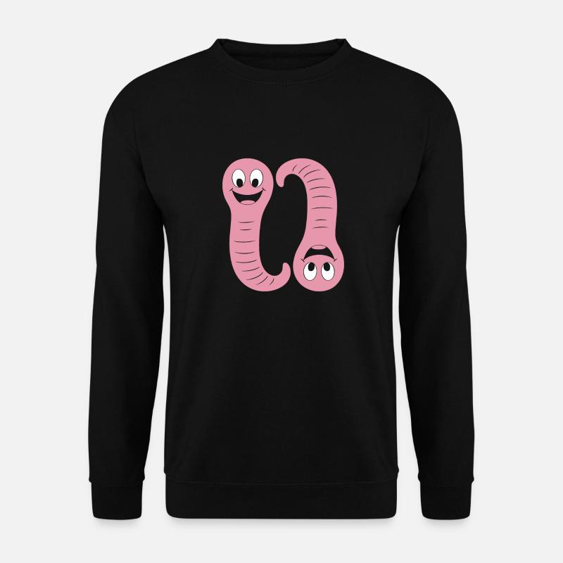 Regenwurm - Unisex Pullover - Schwarz