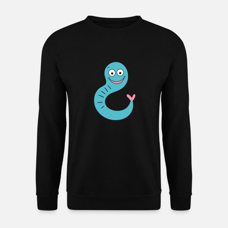 Regenwurm - Unisex Pullover - Schwarz