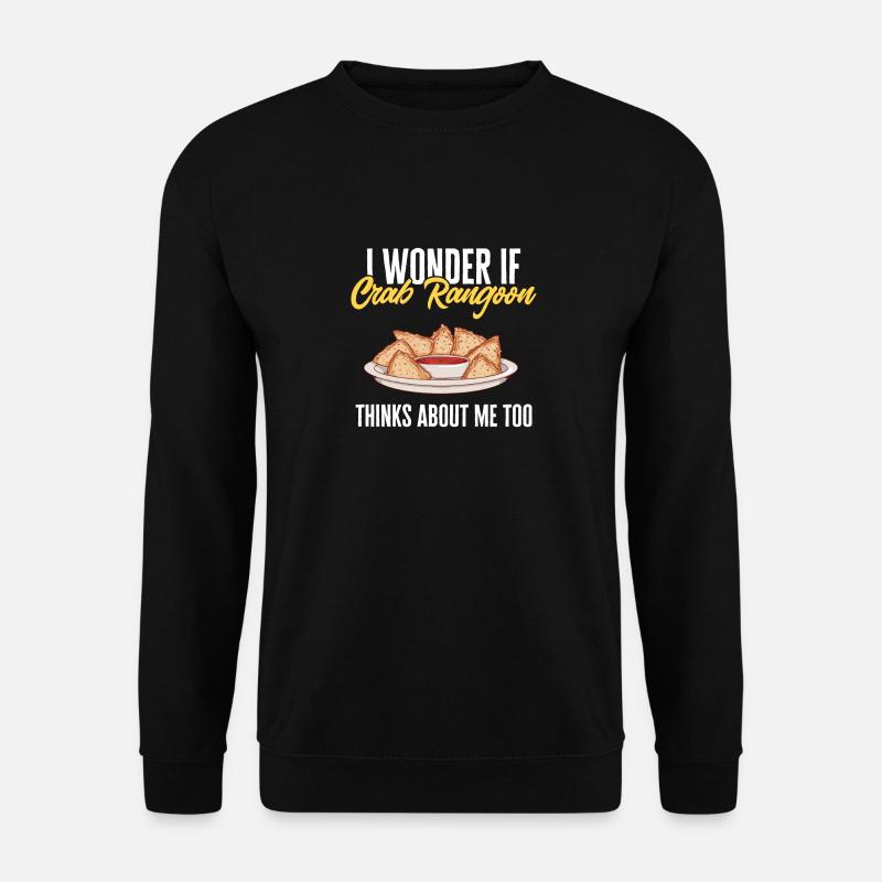 Krabben Rangoon Crab Rangoon - Unisex Pullover - Schwarz