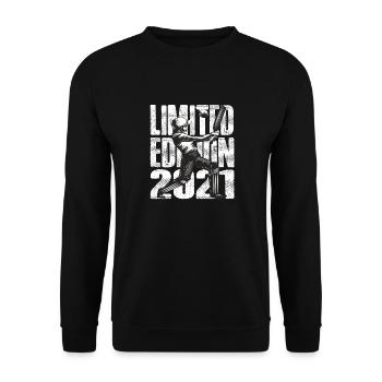 Limited Edition 2021 Limited Edition Cricket - Unisex Sweatshirt - black - Front - Alina (178cm) & Michal (187cm)