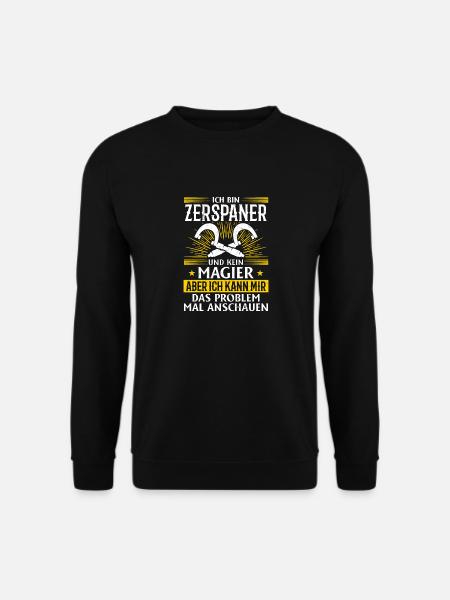 Precision instead of magic - Unisex Sweatshirt - black