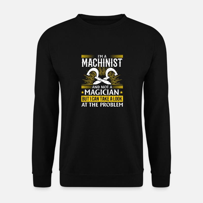 Precision instead of magic - Unisex Sweatshirt - black