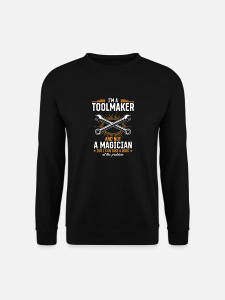 Werkzeugmechaniker - Kein Magier, nur Genie - Unisex Pullover - Schwarz