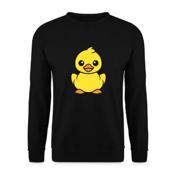 canard - Sweat-shirt Unisexe - noir - Devant - Alina (178cm) & Michal (187cm)