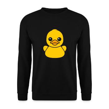 canard - Sweat-shirt Unisexe - noir - Devant - Alina (178cm) & Michal (187cm)