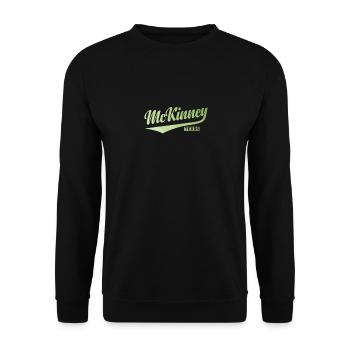 McKinney, ville du Texas aux États-Unis - Sweat-shirt Unisexe - noir - Devant - Alina (178cm) & Michal (187cm)
