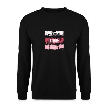 Lihue Kauai Hawaï vacances Souvenir abstrait - Sweat-shirt Unisexe - noir - Devant - Alina (178cm) & Michal (187cm)