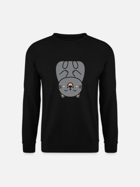 Chartreux little cat - Unisex Sweatshirt - black