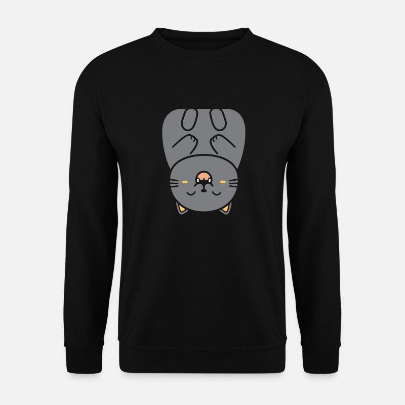 Chartreux little cat - Unisex Sweatshirt - black